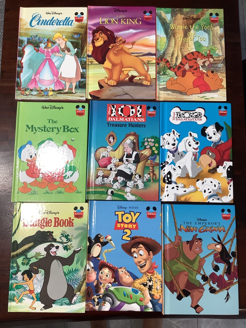 Set of 9 Vintage Disney Wonderful World of Reading Children’s books